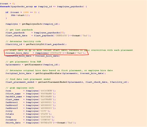 Fatal error: call to a member function format() on a non.
